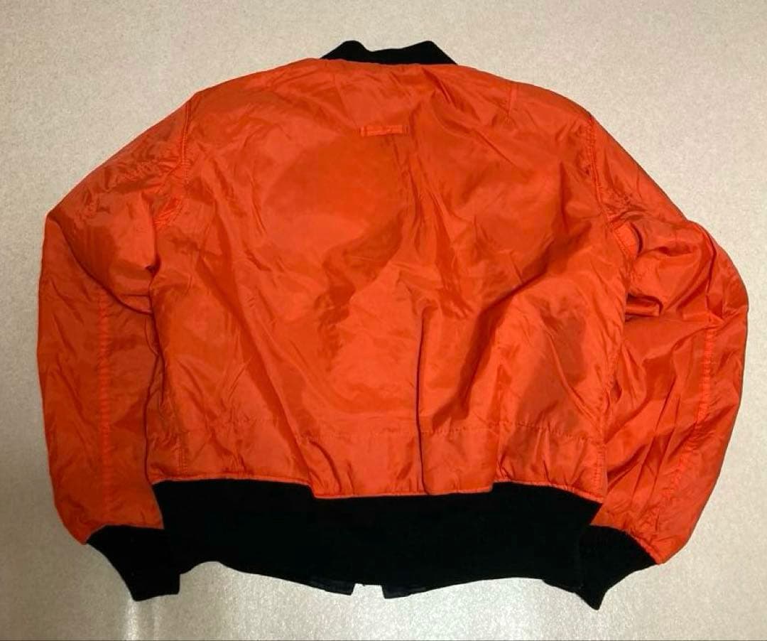 希少 80s POI DOG リバーシブル フライトジャケット MA-1 短丈