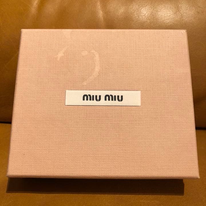 miumiu 財布 デニム 折り財布