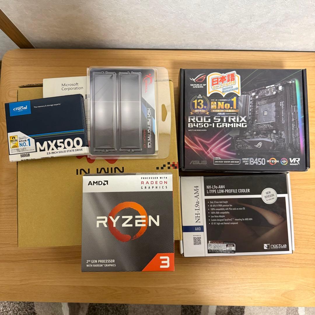 自作ミニPC Windows10