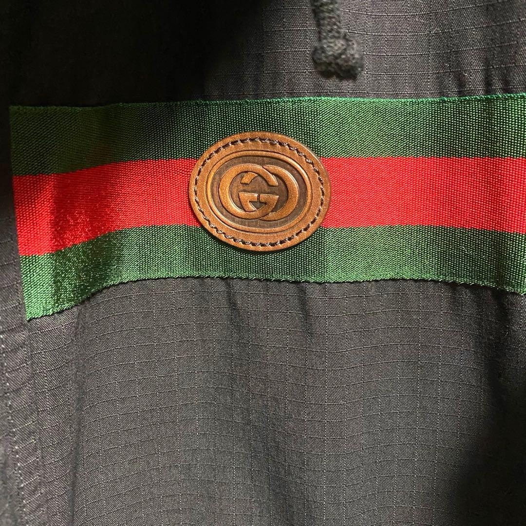 GUCCI コットンナイロンリバーシブルジャケット