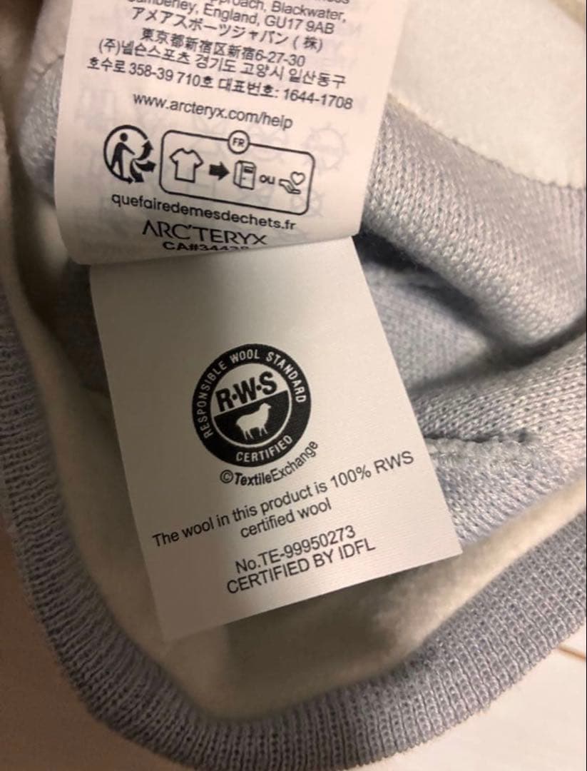 ARC'TERYX ニット帽 グレー 58cm