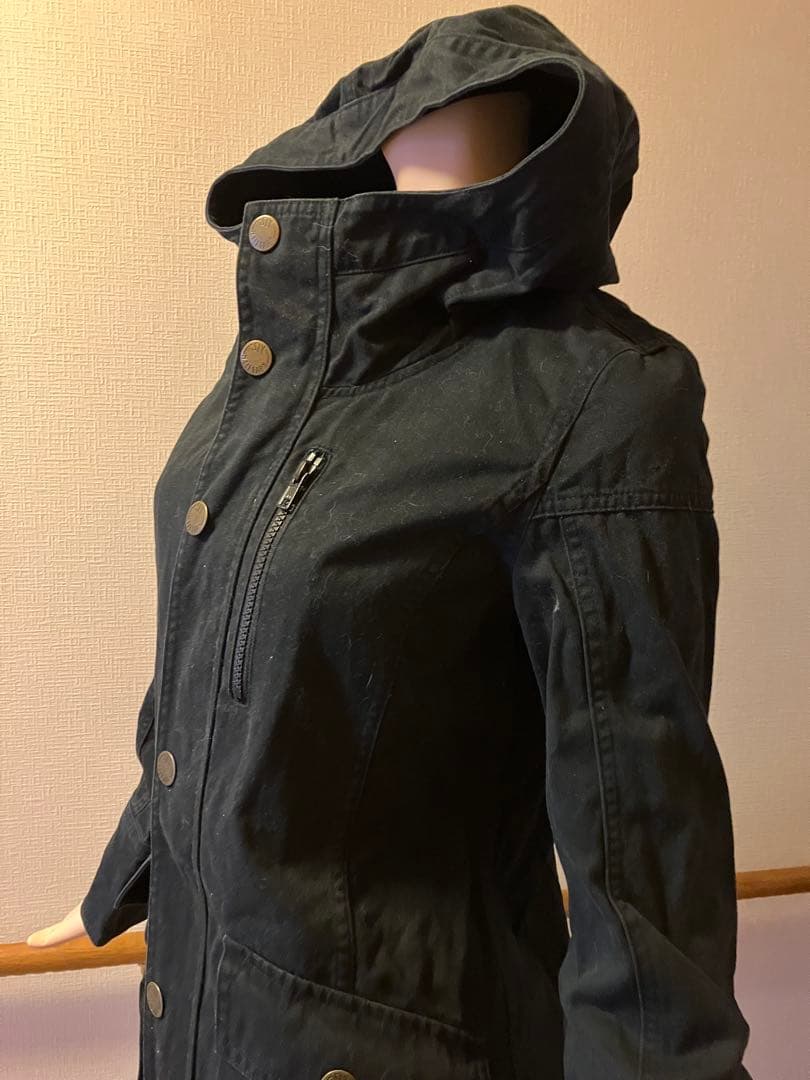 SLY ✨超レア✨MILITARY フード付き ブラックモッズコート