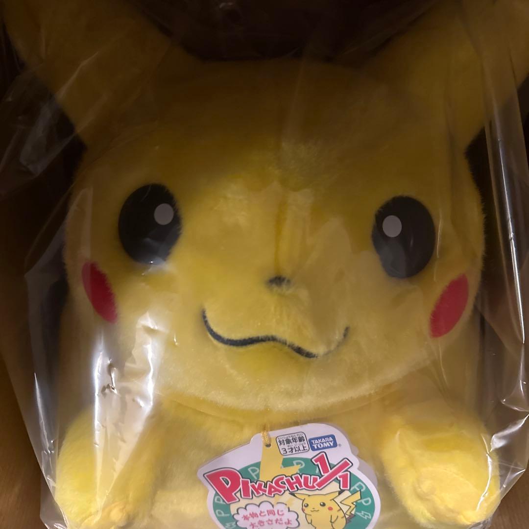 ポケモン30周年記念 おかえり！ピカチュウ1/1　ぬいぐるみ　a