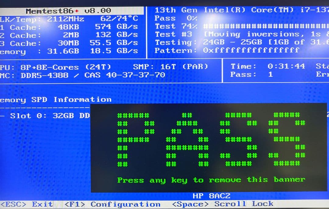 メモリー DDR5 64GB(32GBx2) 6000MT/s