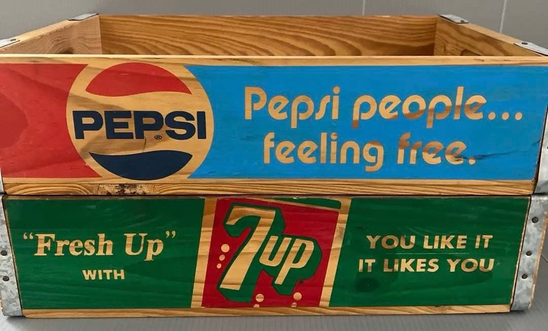 PEPSI ペプシコーラ　木箱　ヴィンテージ