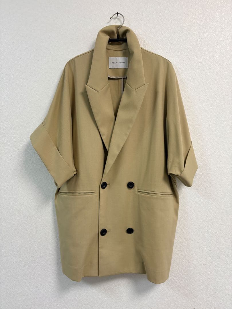 ADAM ET ROPÉ FEMME ショートスリーブシャツ ベージュ