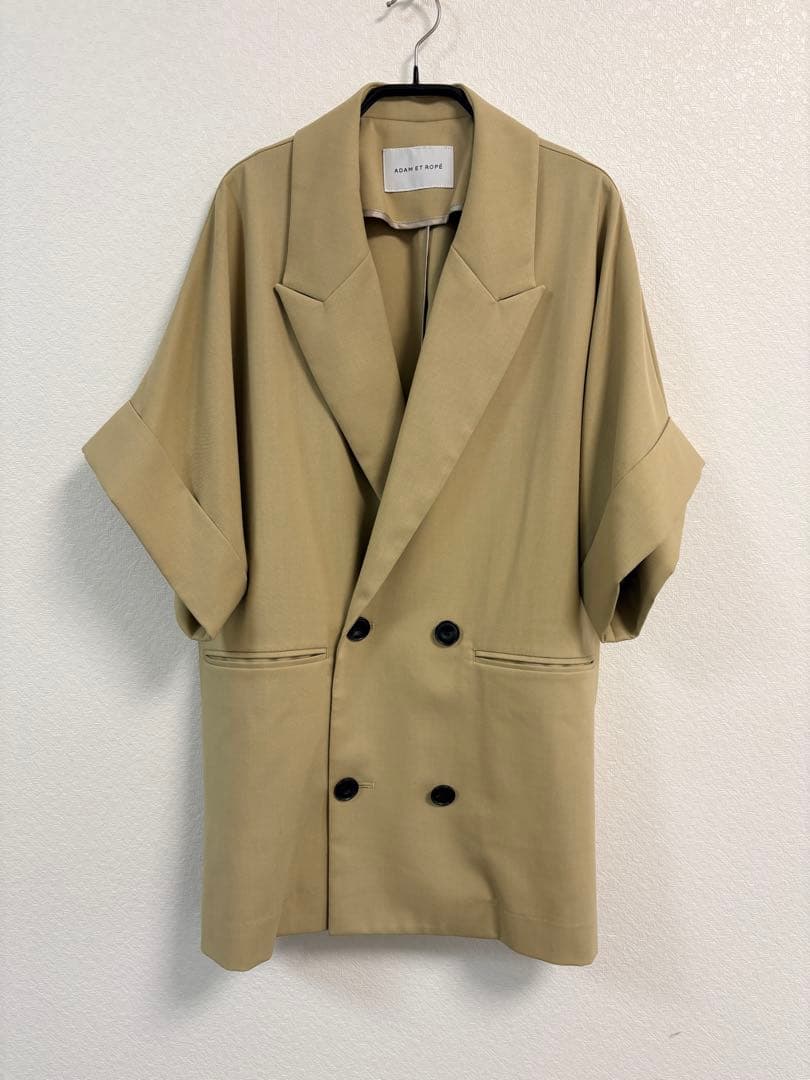 ADAM ET ROPÉ FEMME ショートスリーブシャツ ベージュ