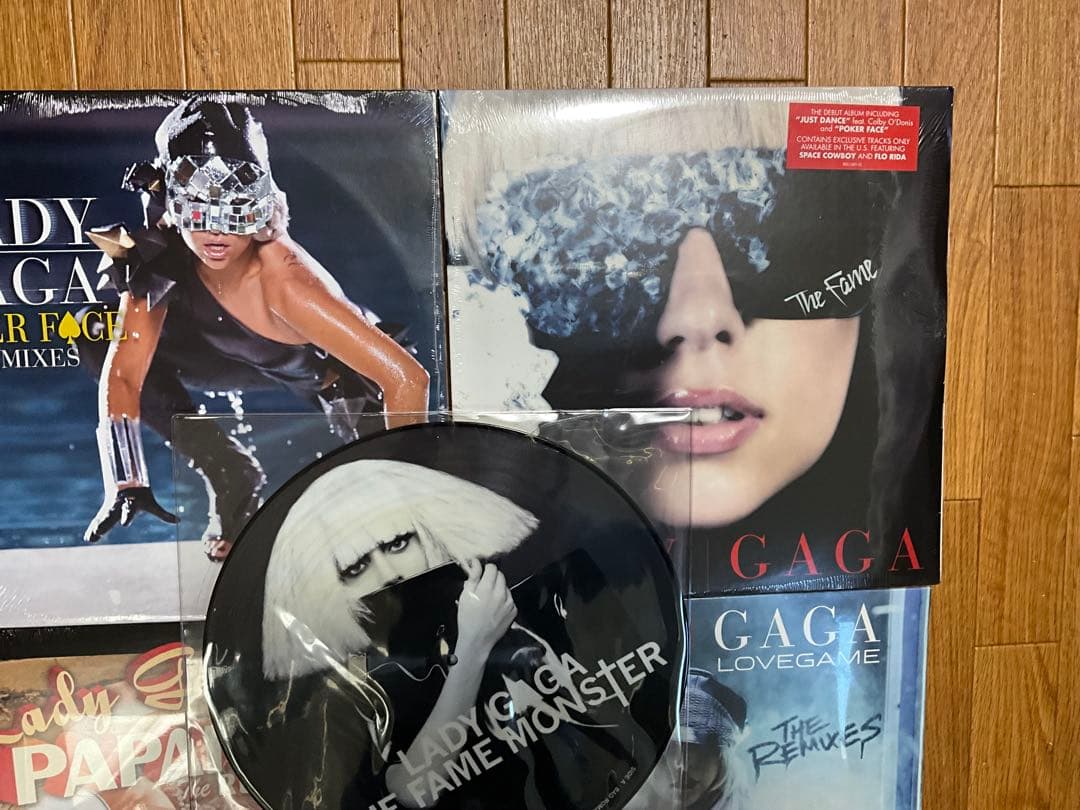 希少⭐️LADY GAGA⭐️レディーガガ⭐️レコード⭐️5枚セット