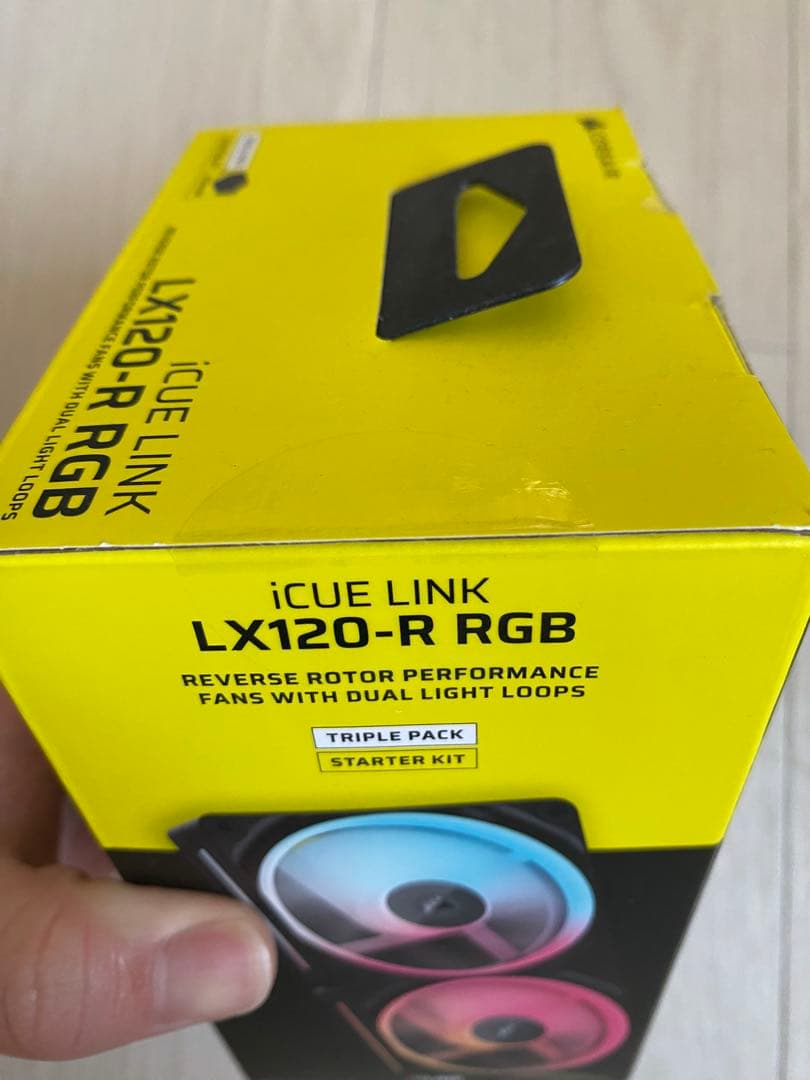新品/未開封Corsair iCUE LINK LX120-R RGB トリプル