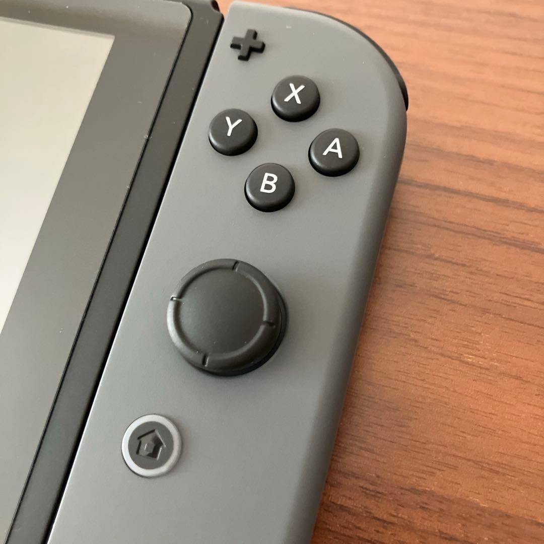 【美品】Nintendo Switch カスタマイズモデル グレー ケース付き
