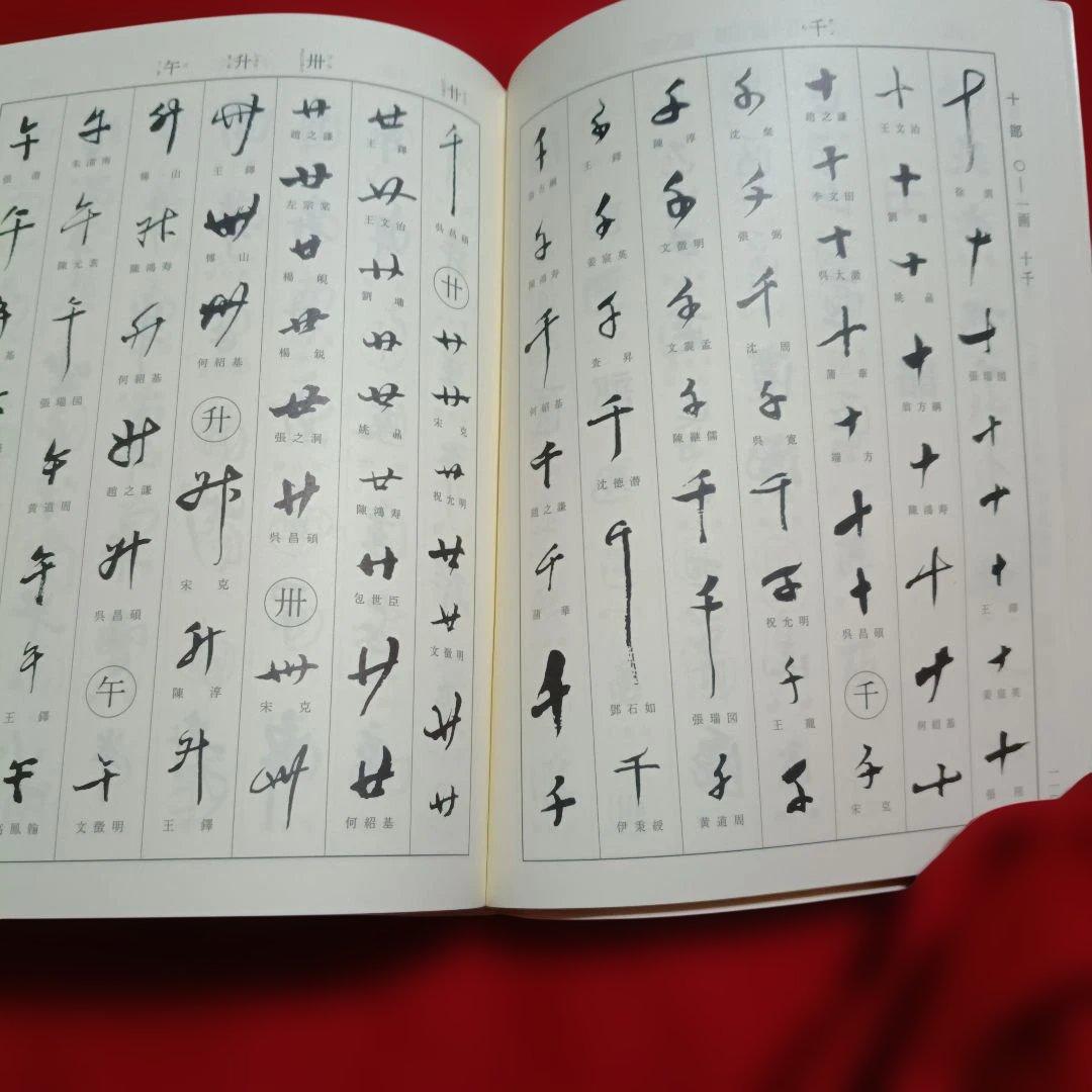 2202K《明清行草字典 古谷蒼韻　編》二玄社　2001年刊行