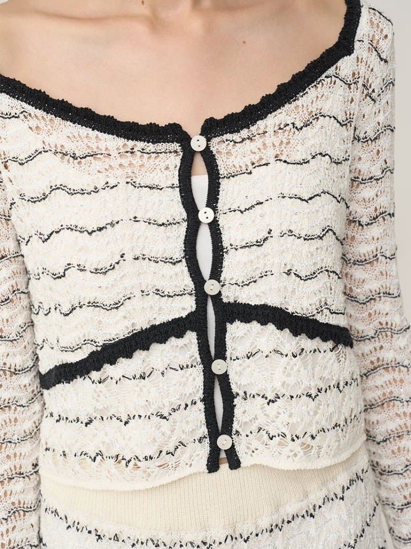 スナイデル★今期クロシェニットトップス新品