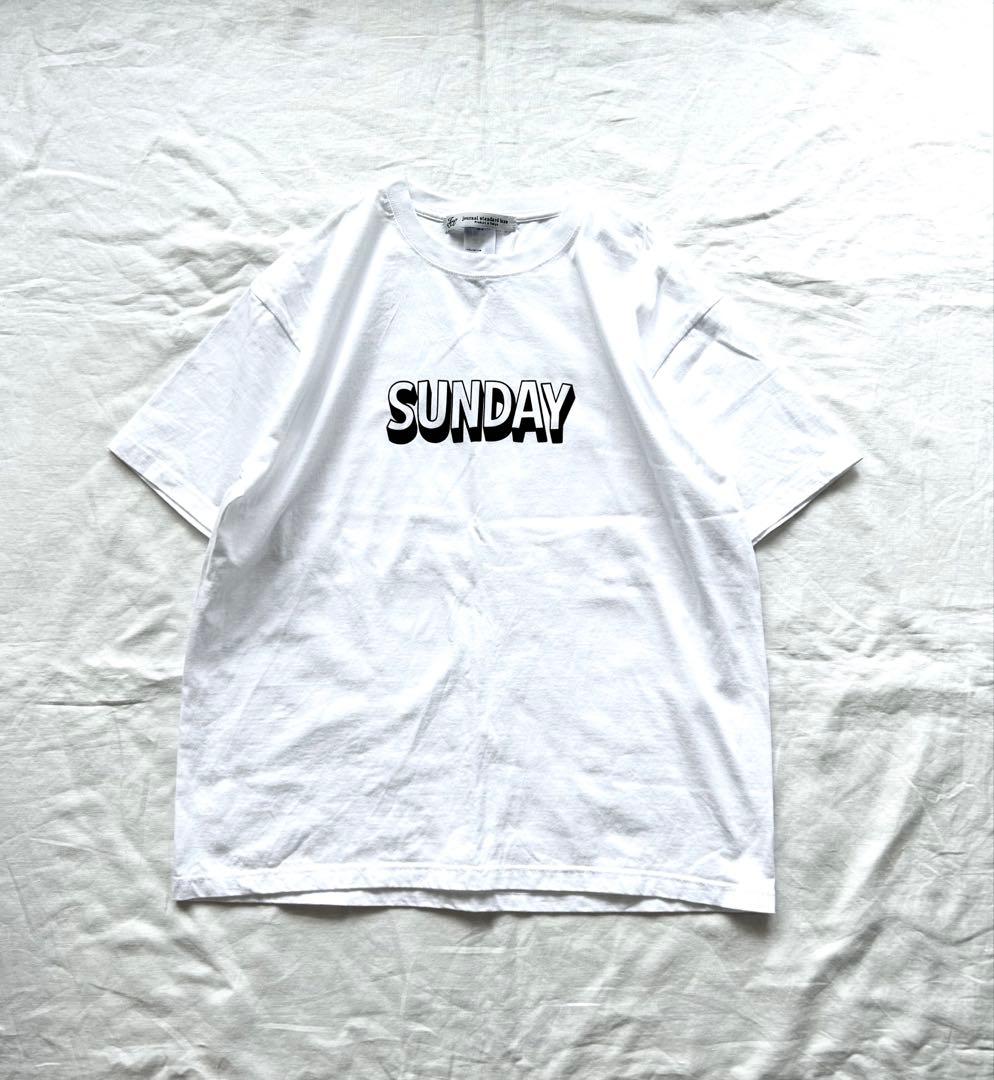 25SS ジャーナルスタンダード ラックス　SUNDAY プリントT