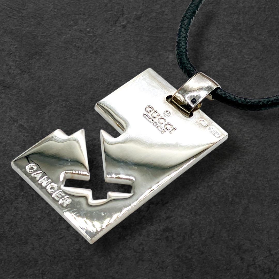 GUCCI CANCER かに座 ネックレス レザー 685