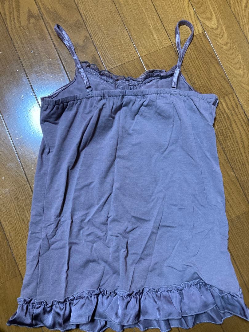 axes femme♡ビッグリボンキャミソール♡パープル系