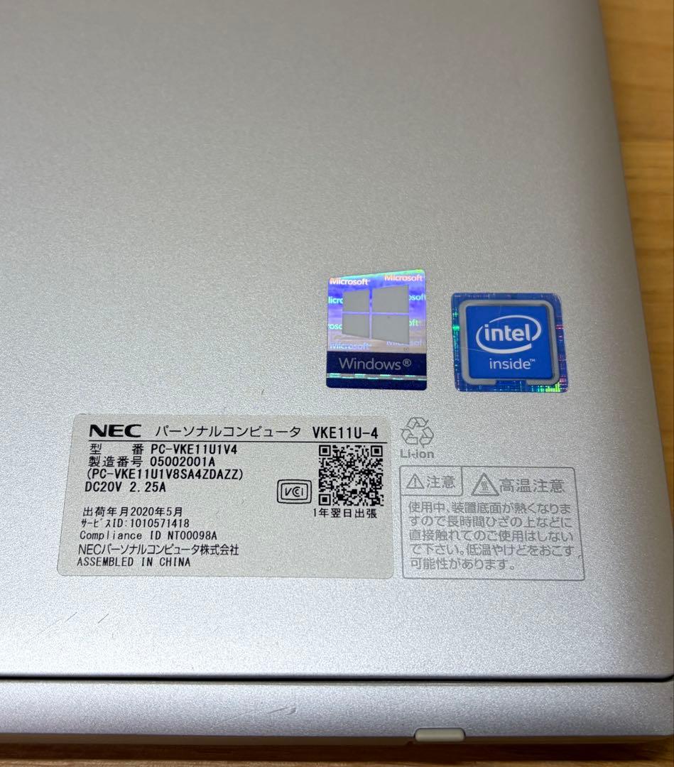 NEC タブレットPC PC-VKE11U-4 office2021付き
