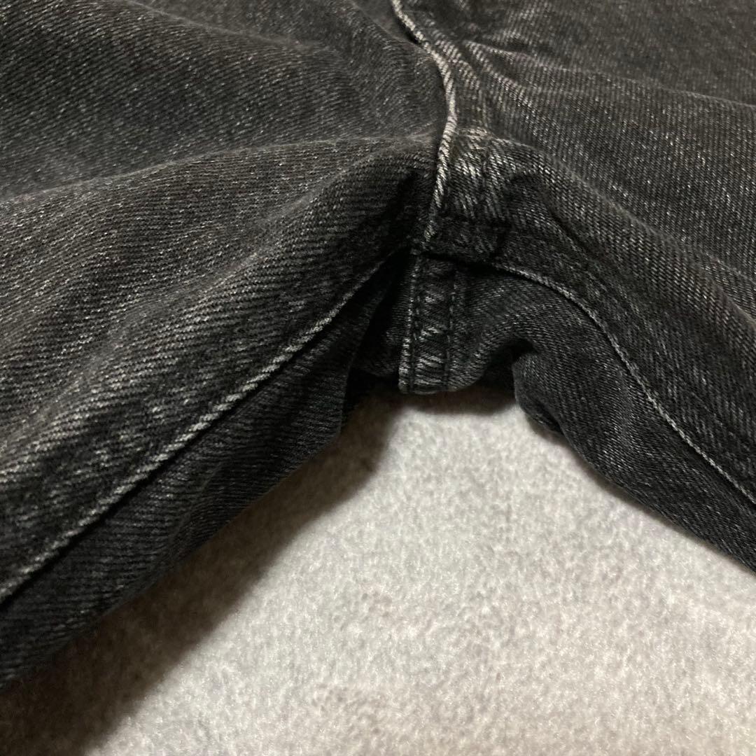 美品　moussy CROSS WAIST WIDE STRAIGHT ブラック