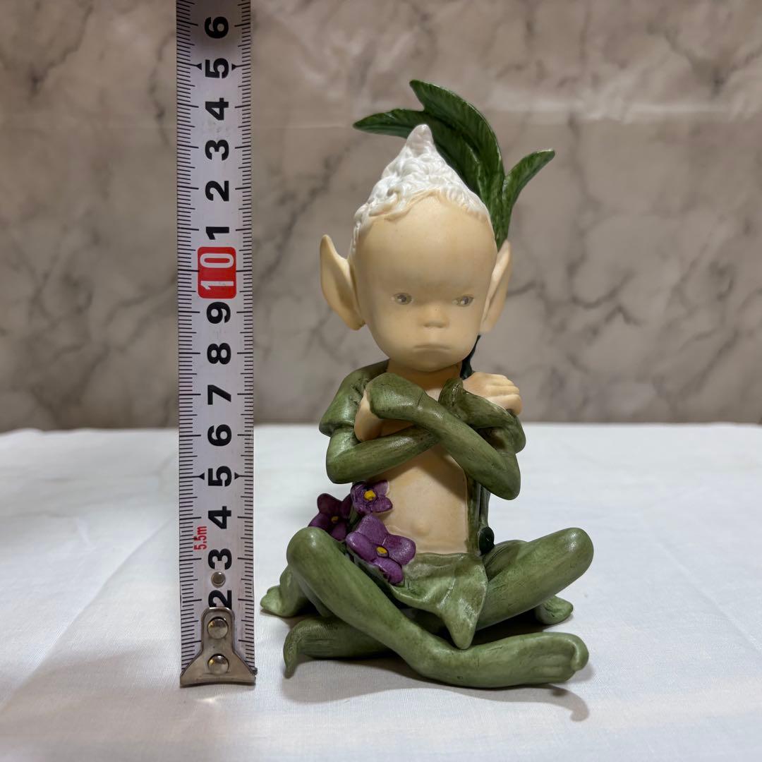 【希少】与勇輝　妖精　人形　陶器　ニングル　チュチュ