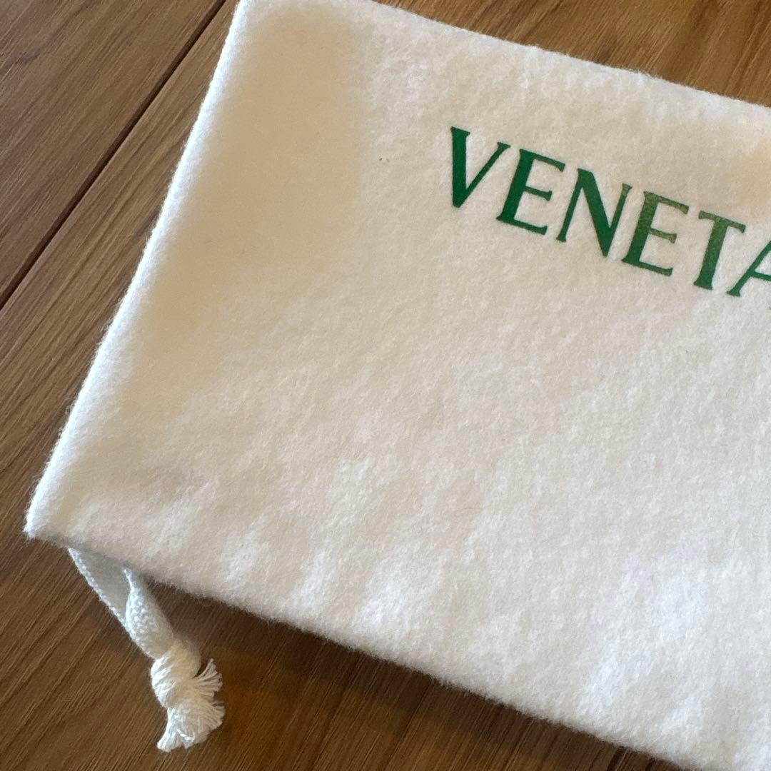 BOTTEGA VENETA 二つ折り財布 青　箱巾着有り