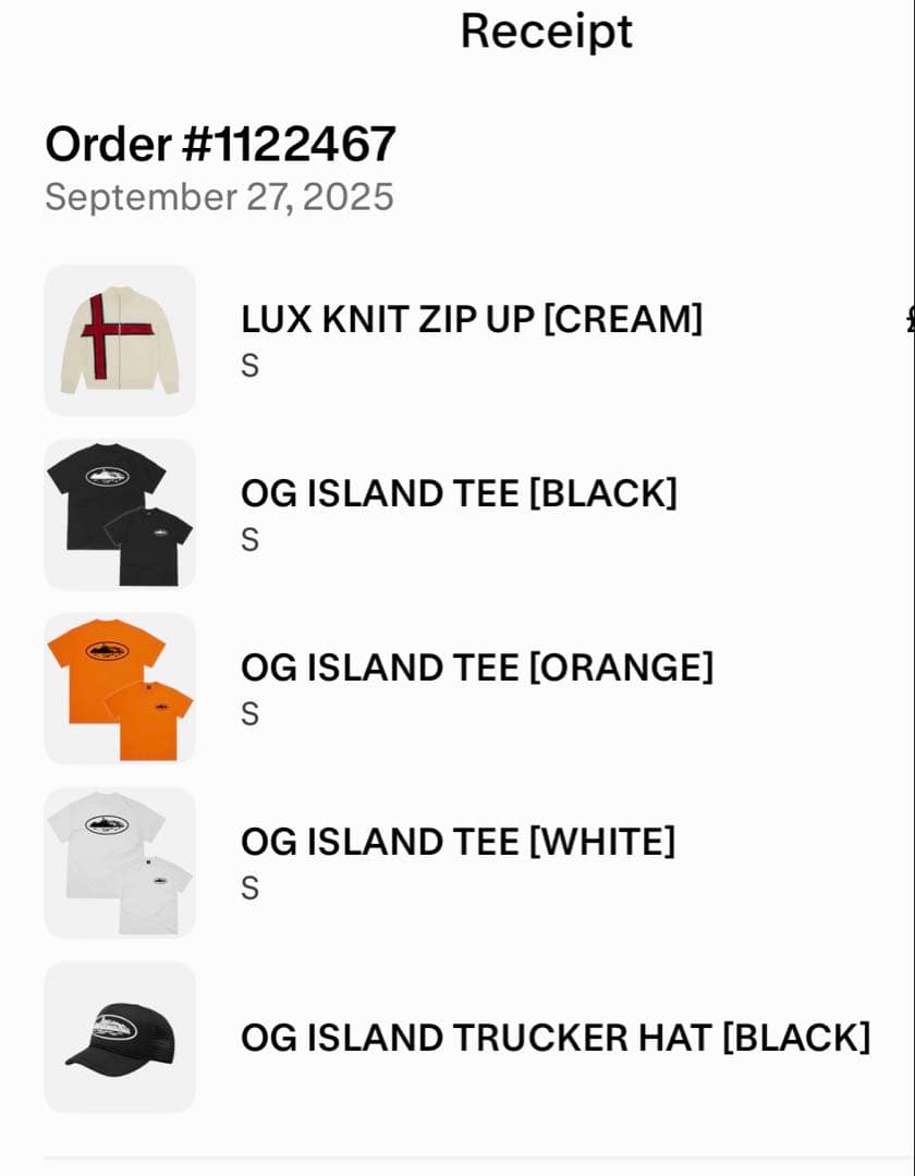 corteiz tシャツ og  tee orange