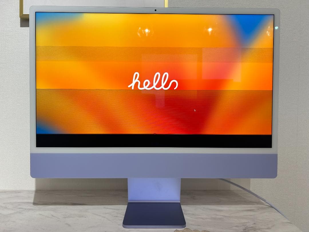 【訳あり】iMac 24インチ M1 16GB 256GB パープル