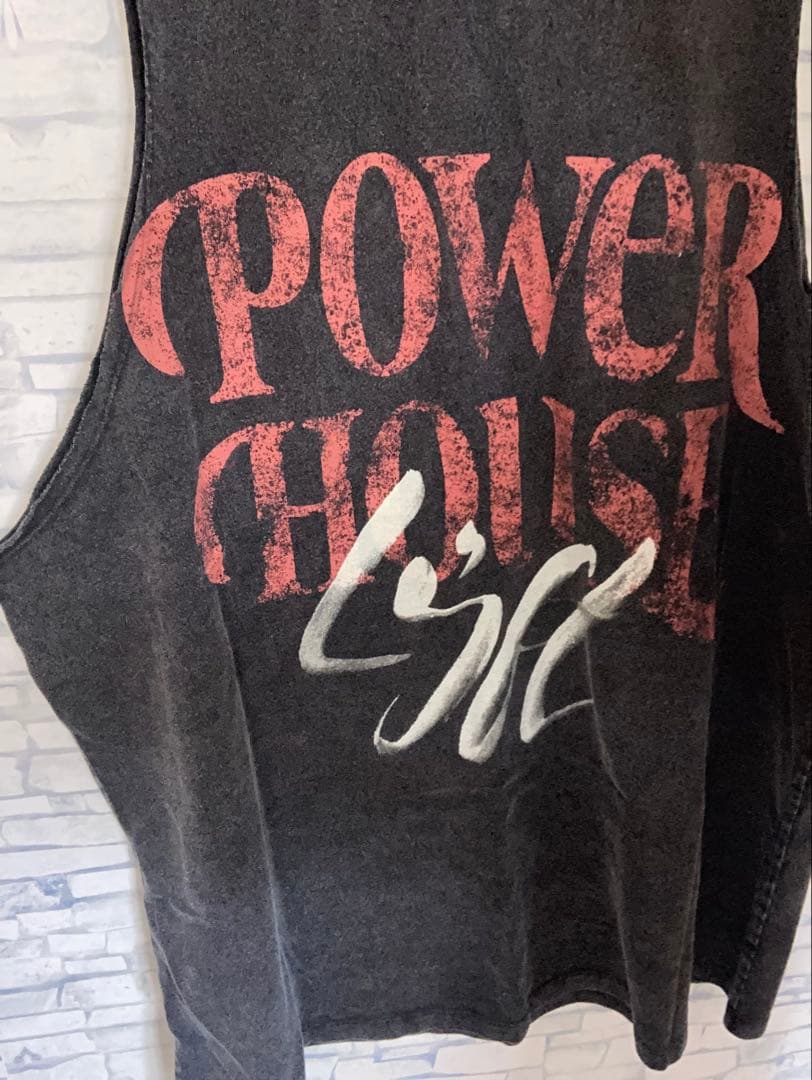 M*談様 LYFT タンクトップ XL ダークグレー POWER HOUSE