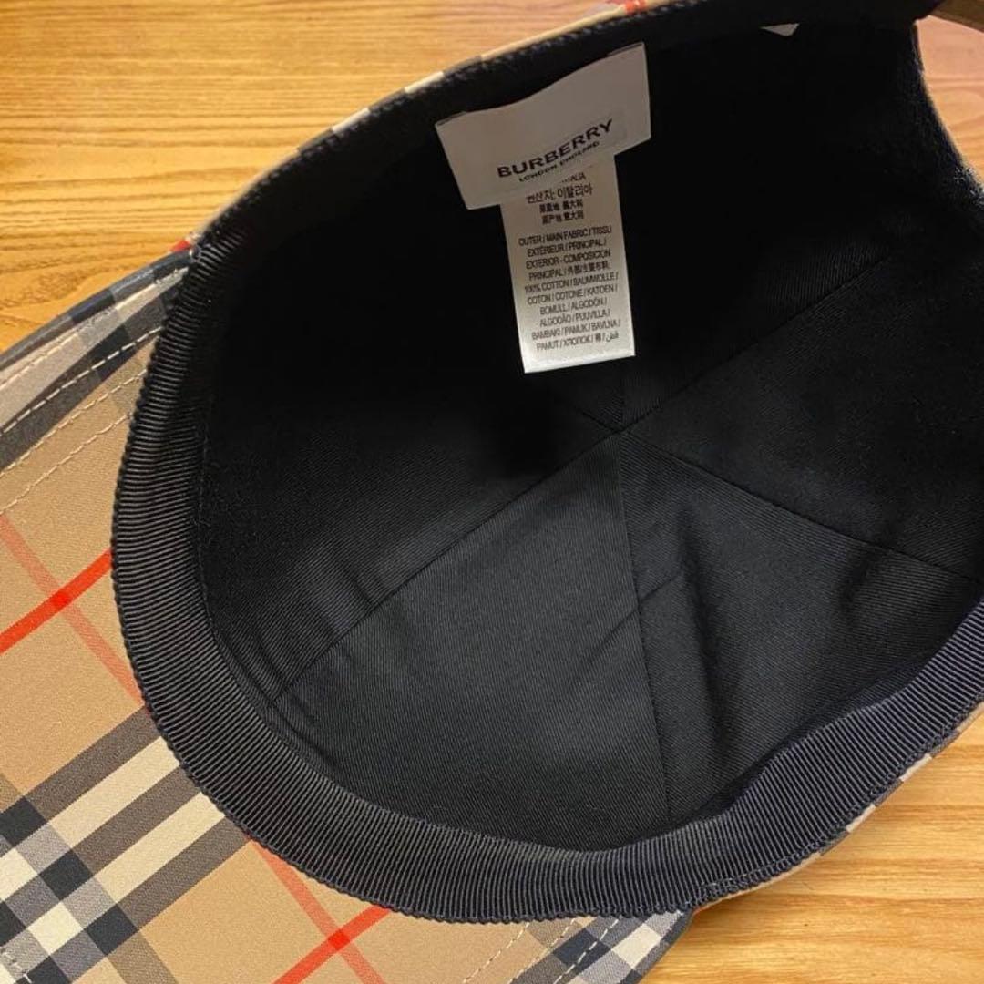 大人気‼️バーバリーBurberryベースボールキャップ TBロゴ チェック柄