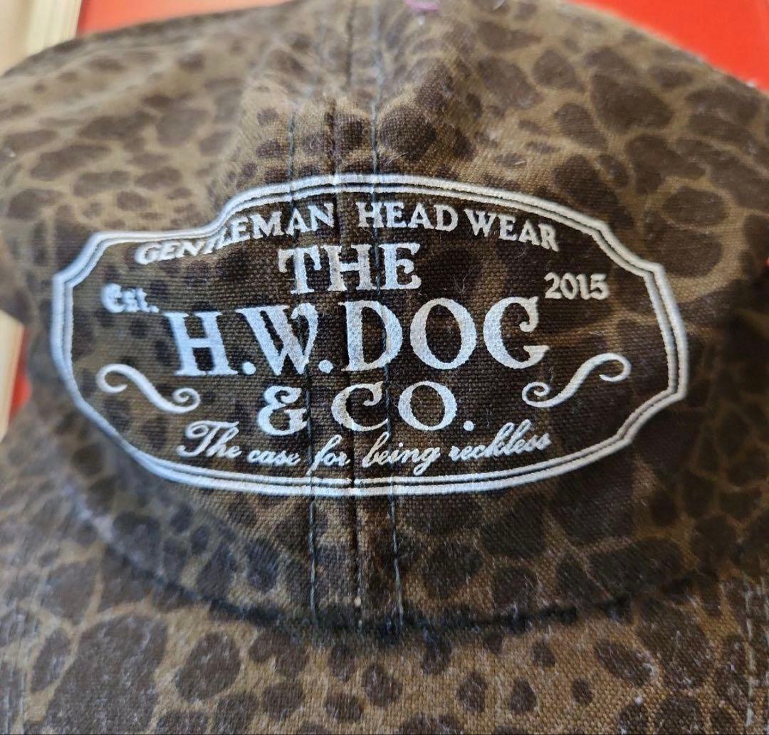 断*中様 THE H.W.DOG & CO. キャップ 帽子 レオパード柄