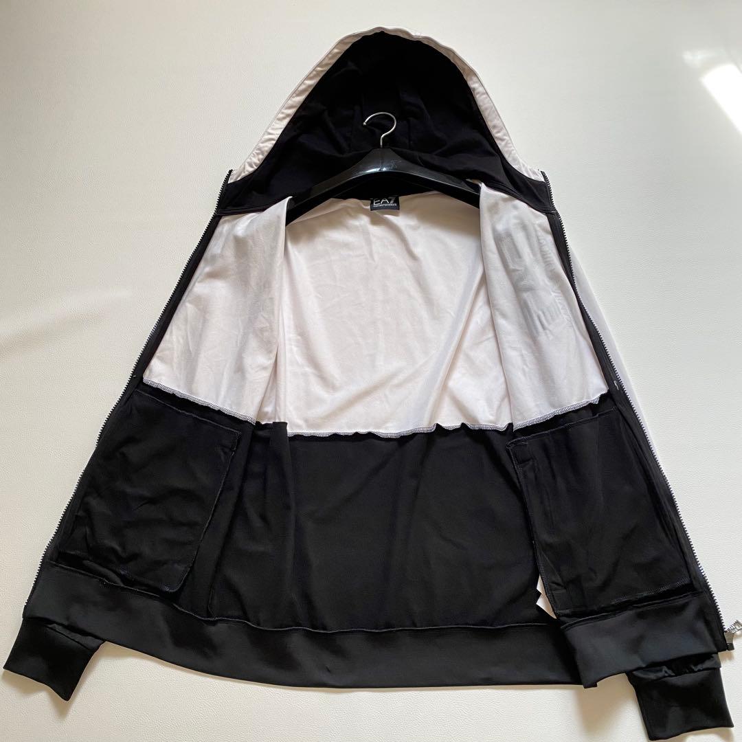 エンポリオアルマーニ ジャージ上下 白×黒 セットアップ M