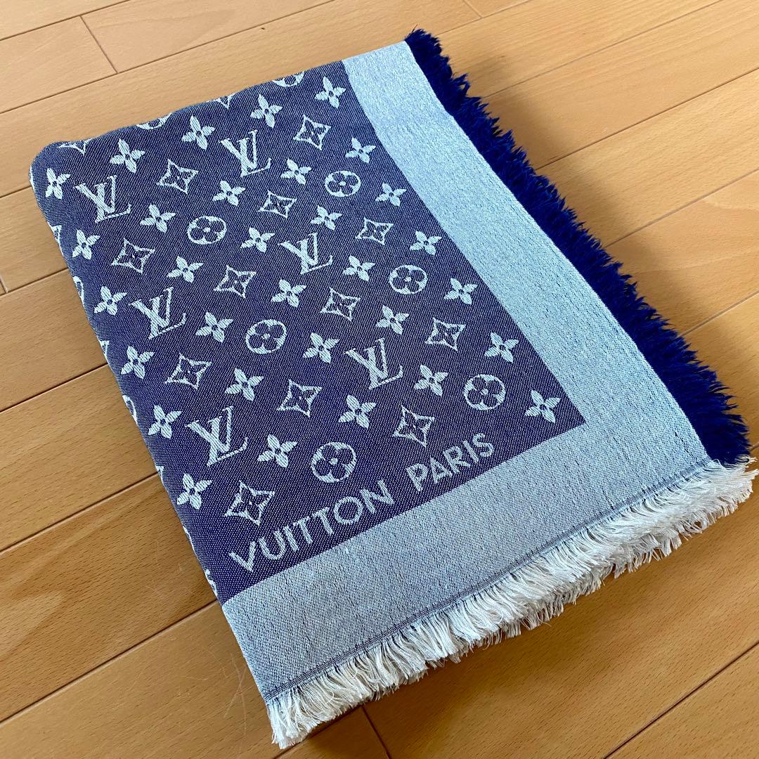 Louis Vuitton ショール・モノグラム デニム　401910