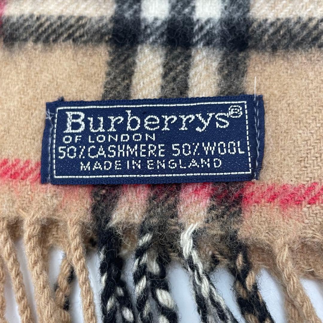 Burberrys チェックマフラー ノバチェック Y2K カシミヤブレンド
