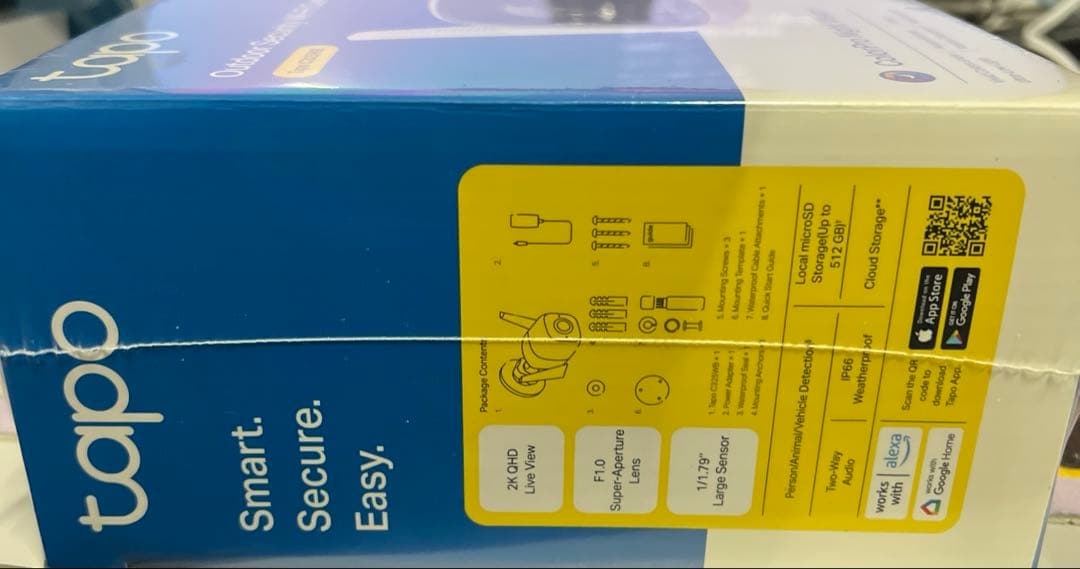 【新品】 Tapo C325WB 2K QHD 防犯カメラ 屋外 防水防塵