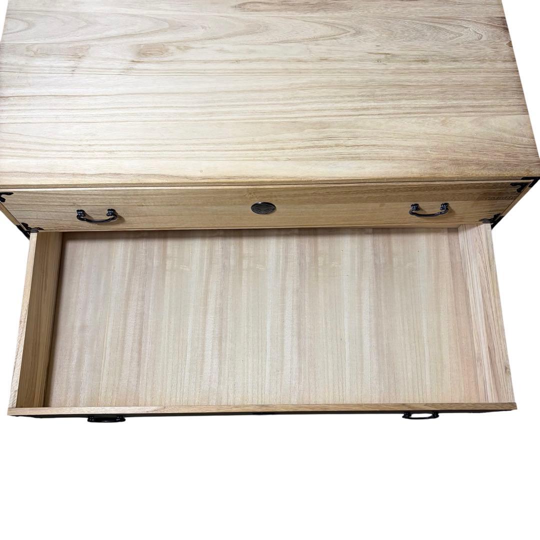 桐箪笥 3段 和家具 タンス 着物 高級 希少 昭和レトロ