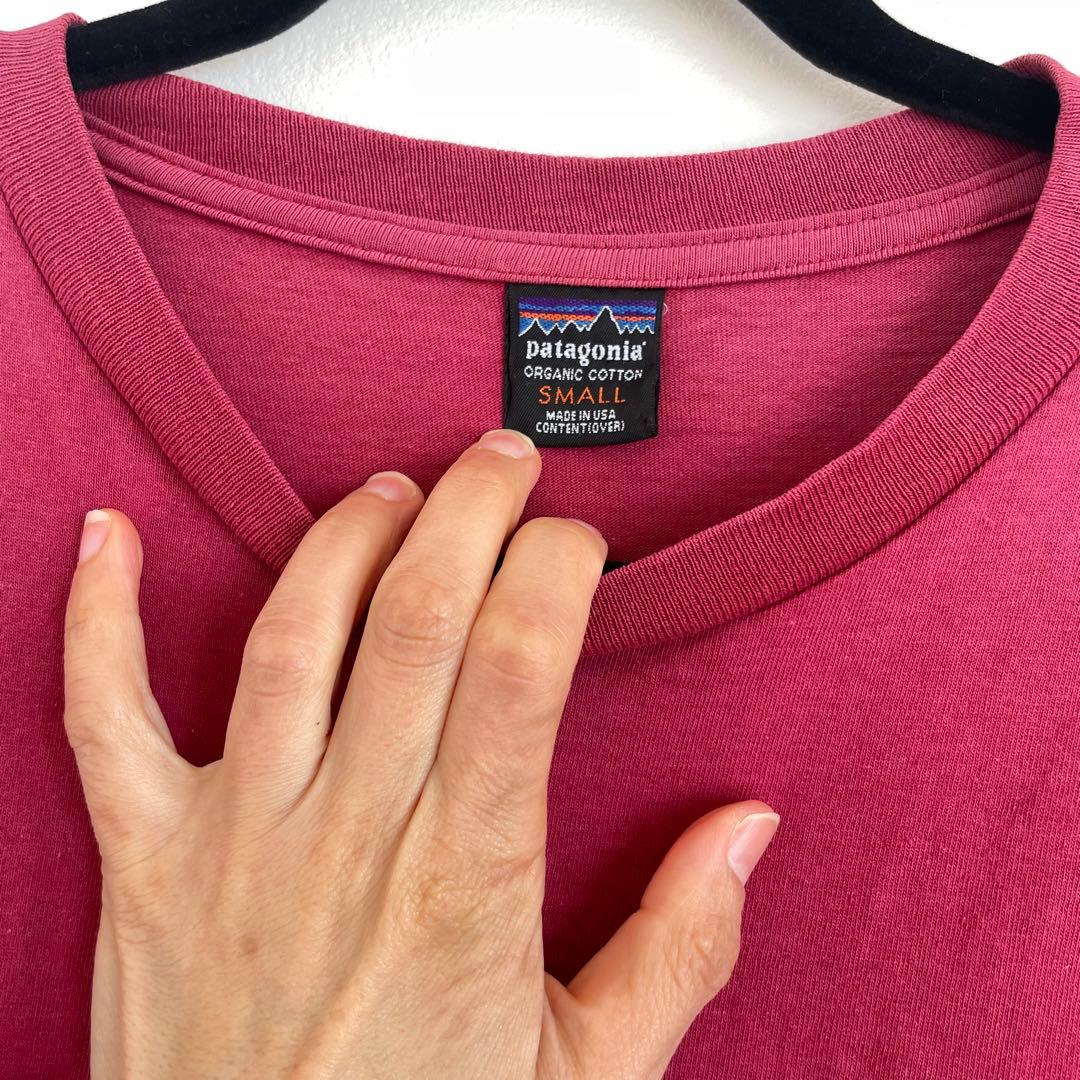 patagonia 90年代　バーガンディ ロンT