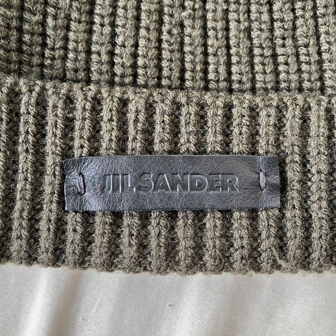 JIL SANDER オリーブグリーン ニット帽
