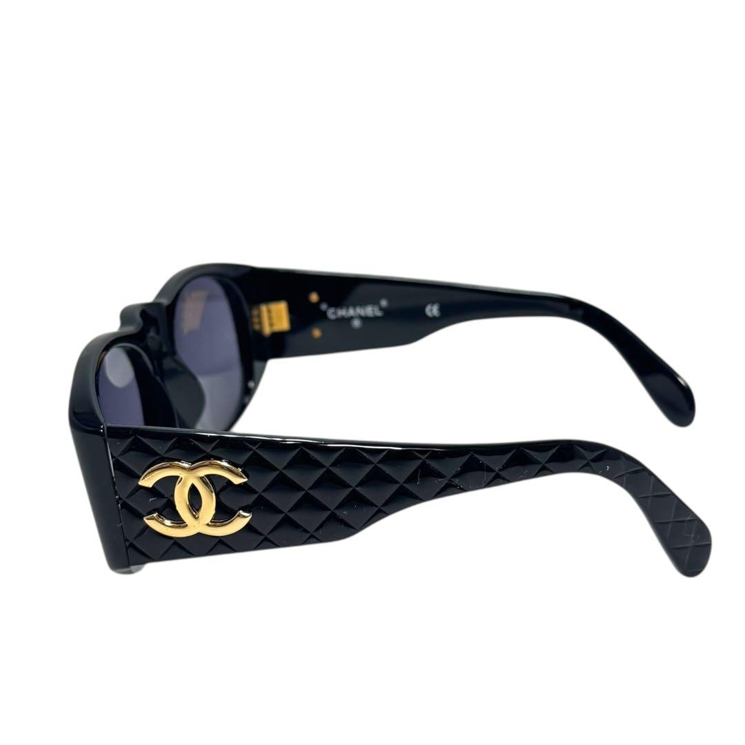 CHANEL シャネル サングラス マトラッセ ココマーク ゴールド ブラック