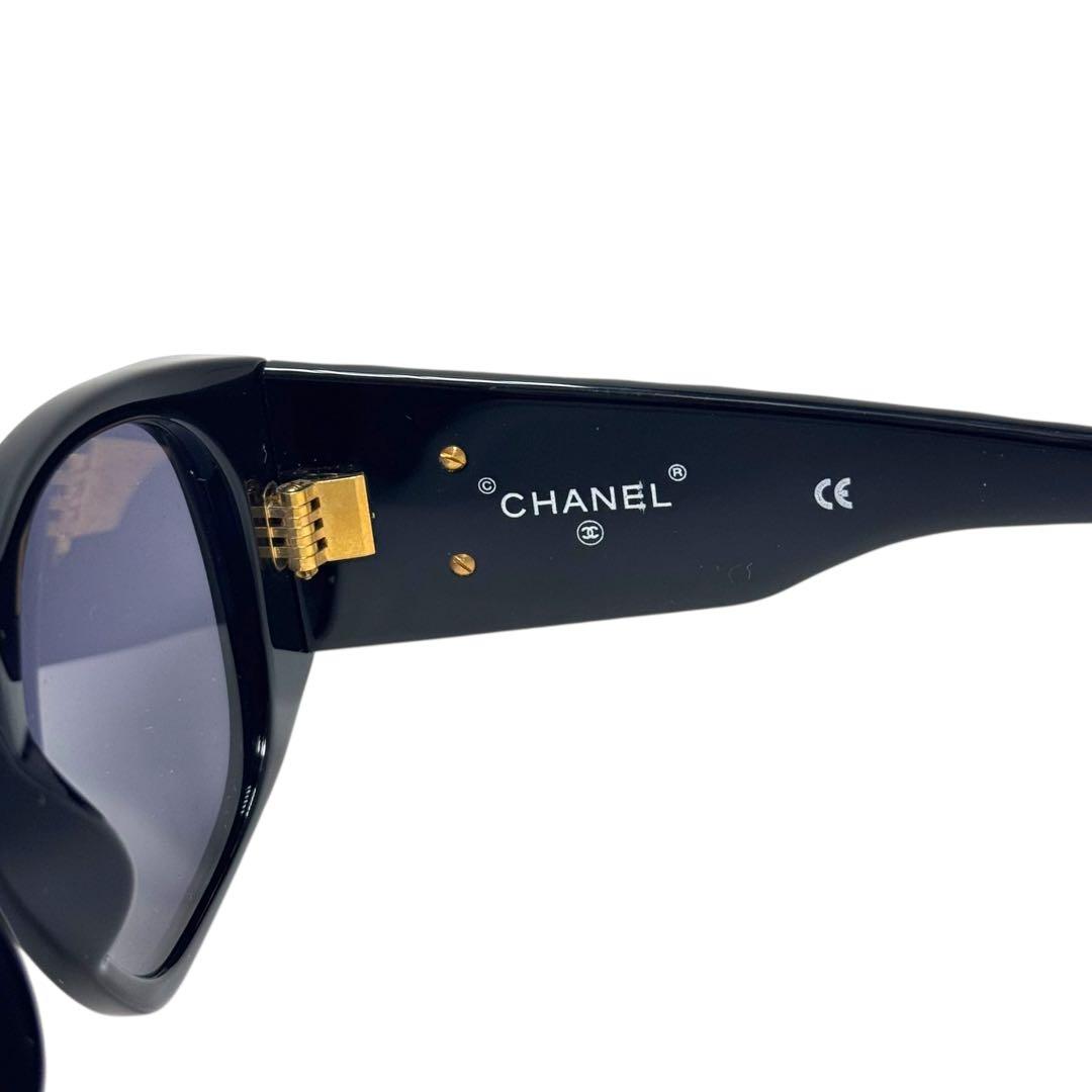 CHANEL シャネル サングラス マトラッセ ココマーク ゴールド ブラック