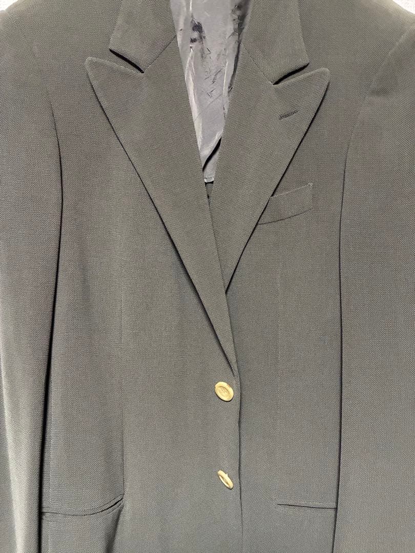GIORGIO ARMANI テーラード ジャケット グリーン L イタリア製