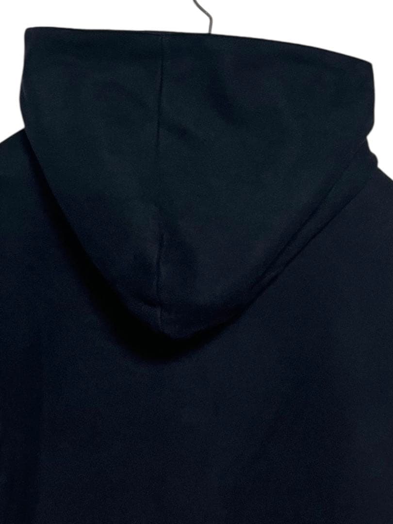 美品　TORNARD MART フェイクスエードデザインフーディ　ネイビー　L