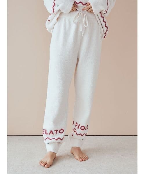 【ラッピング付】正規品♡新品 ジェラートピケ ノルディック上下セット　ホワイト