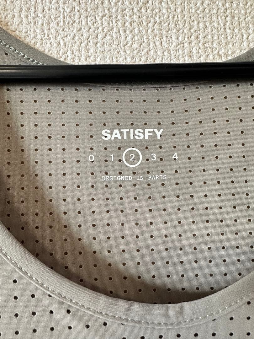 【限定】SATISFY space-oメッシュタンクトップ **グリーン**