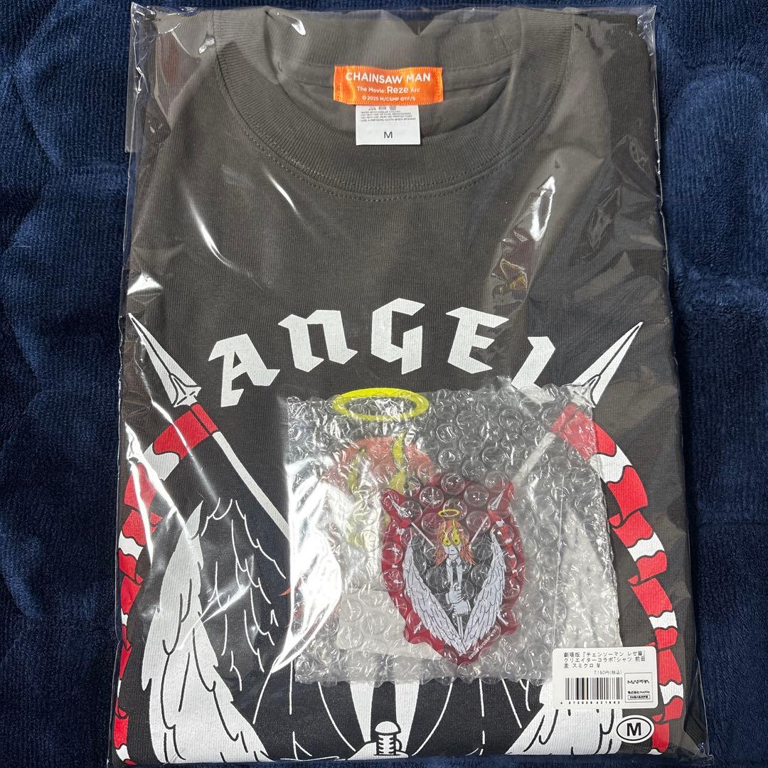 チェンソーマン 天使の悪魔 レゼ Tシャツ キーホルダー付き 前田麦 サイズM