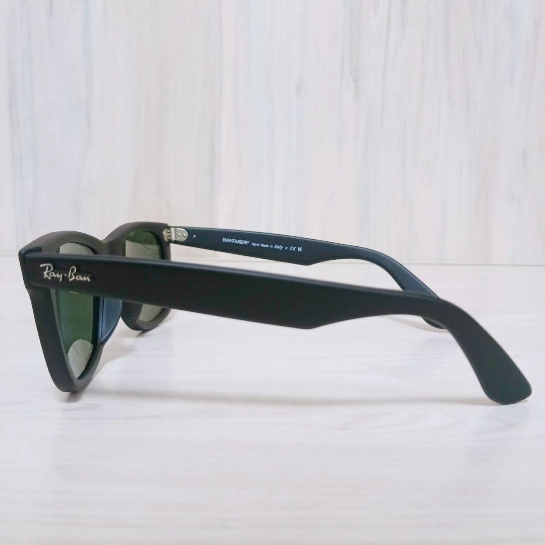 【美品】Ray-Ban　RB2140-F 901-S WAYFARER ブラック