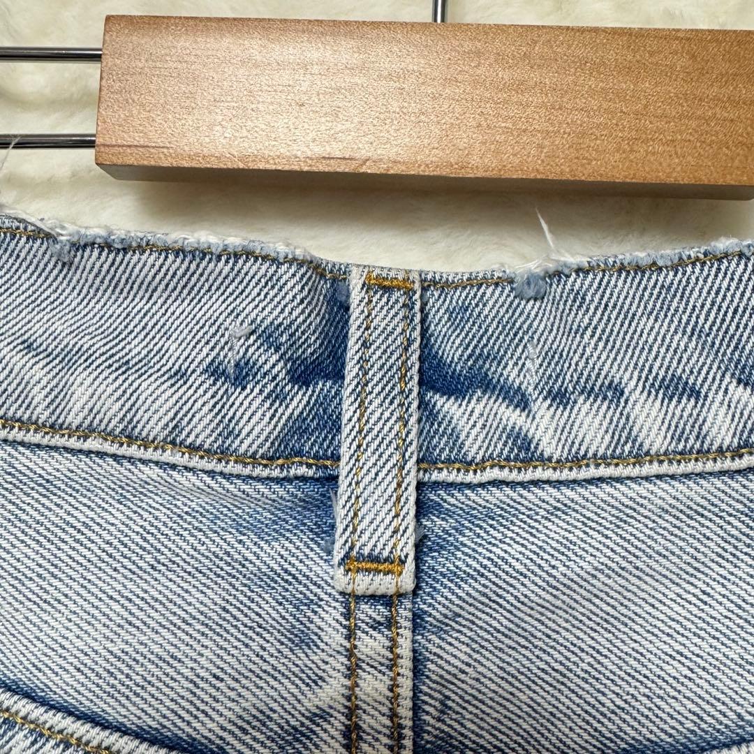 マウジー MOUSSY HW DAMAGE LOOSE STRAIGHT 25