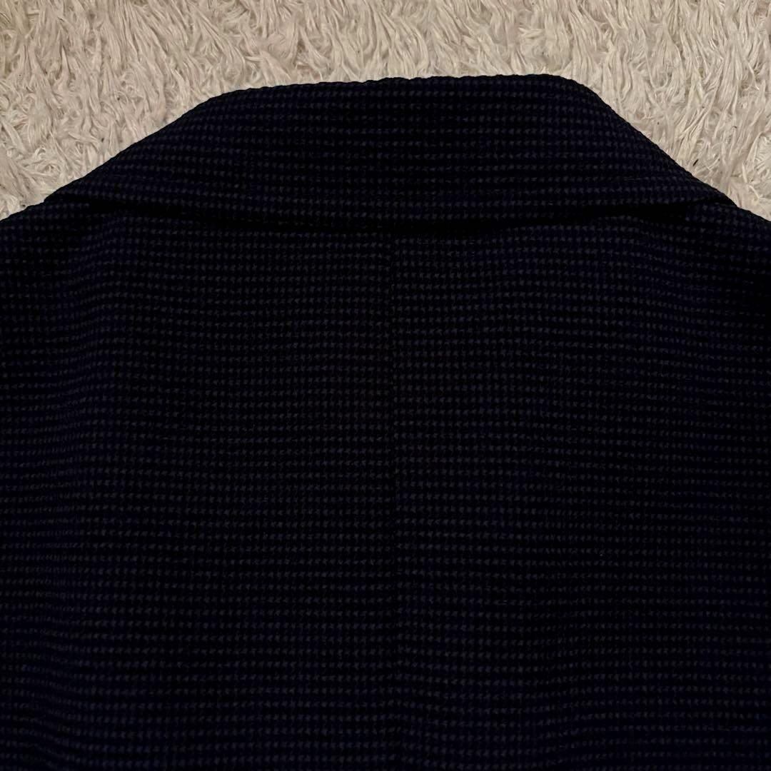 ★希少 シアサッカー★ BEAMS テーラード ジャケット ストレッチ 紺 L