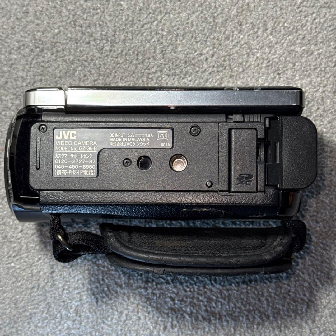 ☆動作OK JVC デジタルビデオカメラ 64GB内蔵メモリ搭載 GZ-G5-B