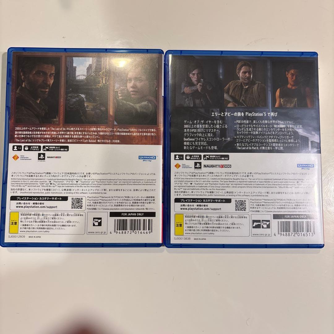 その他 PS5 The Last of Us Part I ,II Remastered