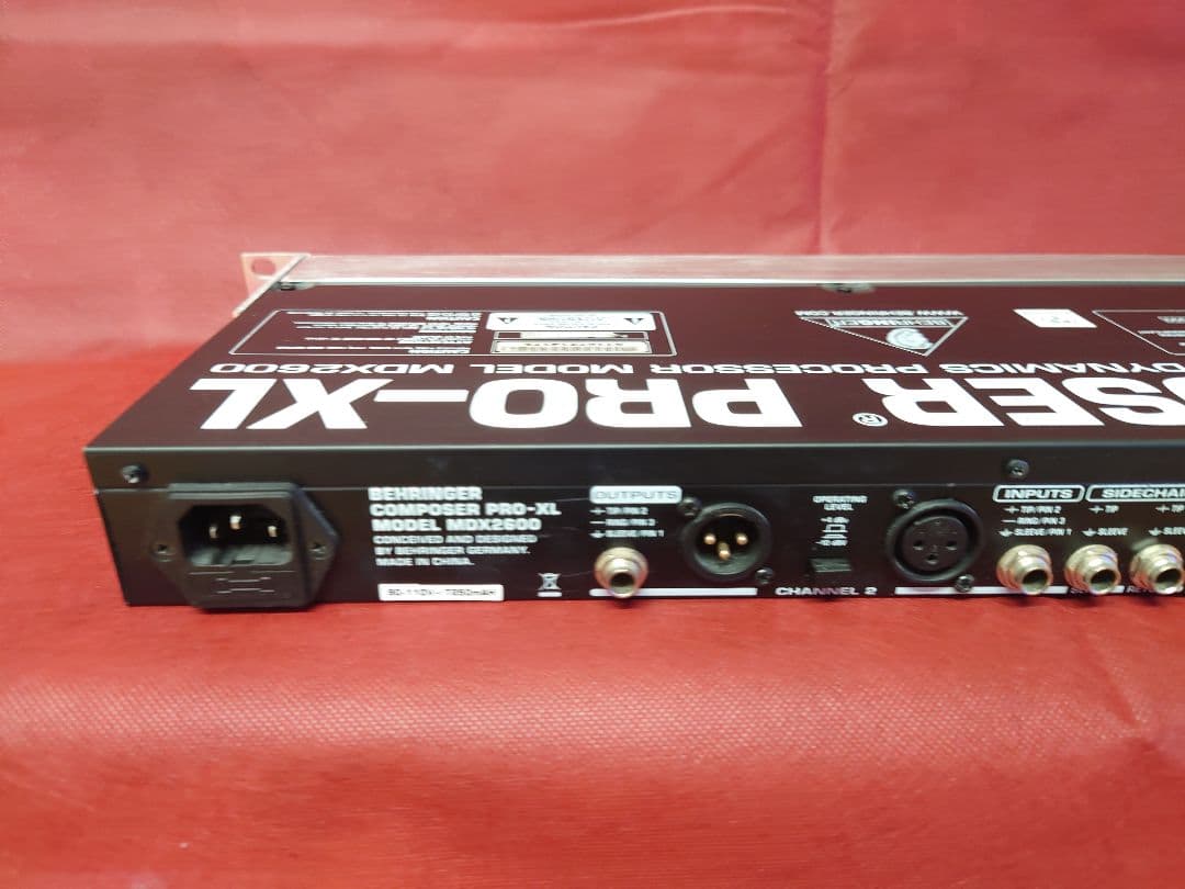 配信機器・PA機器・レコーディング機器 BEHRINGER MDX2600 COMPOSER PRO-XL