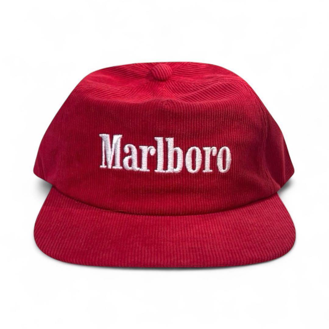 マルボロ Marlboro コーデュロイキャップ CAP 鳩目 アイレット