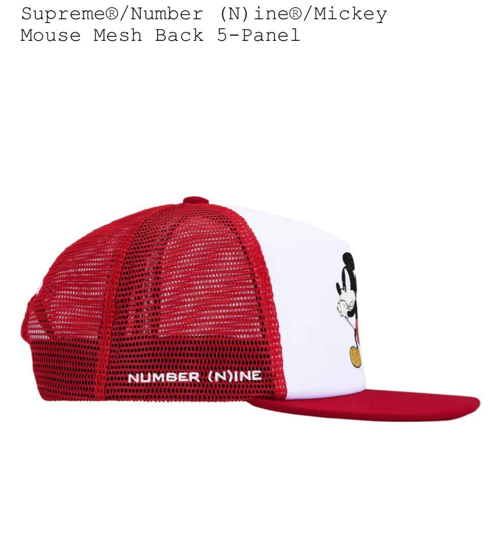 Supreme x Number (N)ine x Mickey Mouse 赤